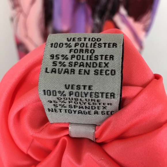 Eliza J Halter Maxi Dress Multicolor Floral Pink & Purple Feminine Sheer Flowy - Picture 9 of 16